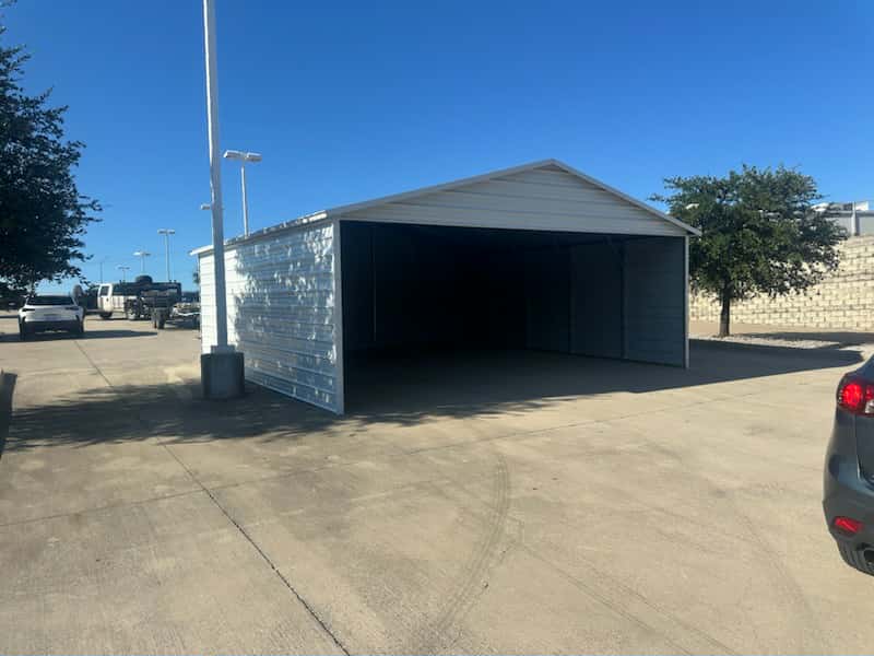 Triple Wide Carport 18x25x8 Vertical